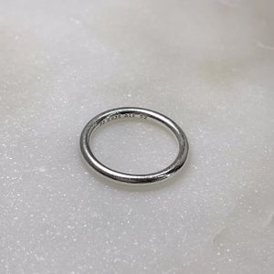 Pandora Plain Silver Stacklable Ring